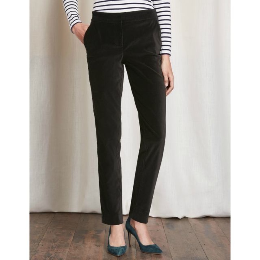 Boden NWT straight leg velvet trousers size 12R